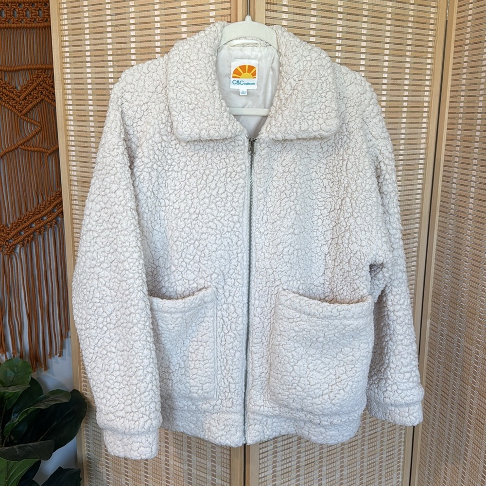 C&C California Sherpa Teddy Jacket